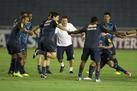 �ltimo treino do Cruzeiro, no Parque do Sabi�, antes do jogo contra o Flamengo