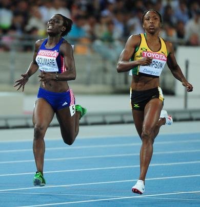 Imagens desta quinta do Mundial de Atletismo - AFP PHOTO / MARK RALSTON 