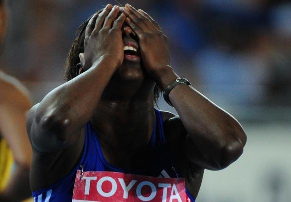 Imagens desta quinta do Mundial de Atletismo - AFP PHOTO / MARK RALSTON 