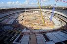 Imagens das obras de moderniza��o do Mineir�o