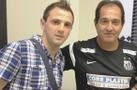 Imagens do primeiro dia de Montillo no Santos 