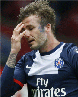 Imagens do �ltimo jogo de David Beckham