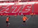Fotos do treino do Atl�tico no Est�dio Caliente