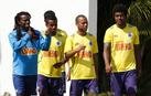 Imagens do treino desta sexta-feira