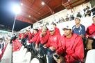 Sele��o do Taiti assiste � vit�ria do Galo