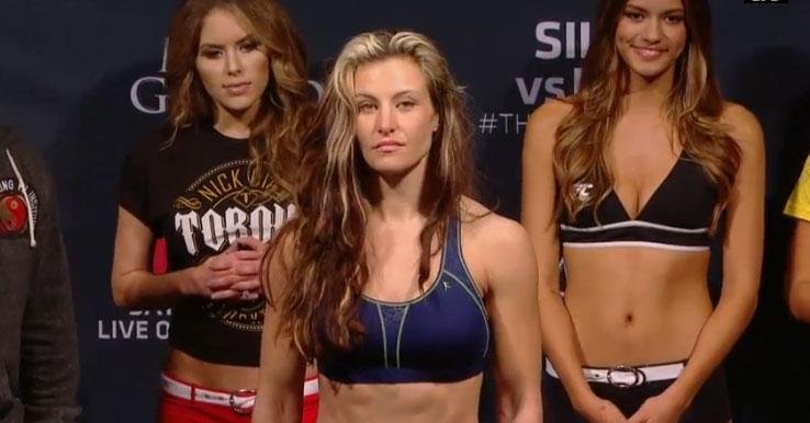 Confira a galeria de fotos da pesagem do UFC 183 - Miesha Tate