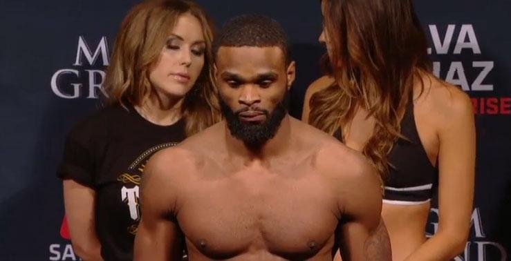 Confira a galeria de fotos da pesagem do UFC 183 - Tyron Woodley