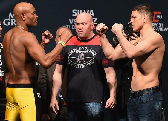 Confira a galeria de fotos da pesagem do UFC 183 - Anderson Silva x Nick Diaz