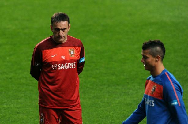 Paulo Bento e Cristiano Ronaldo: boa relação desmoronou depois da eliminação de Portugal na primeira fase da Copa do Mundo de 2014