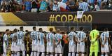 Imagens da final entre Argentina e Chile, em Nova Jersey, Estados Unidos