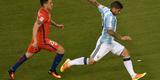 Imagens da final entre Argentina e Chile, em Nova Jersey, Estados Unidos