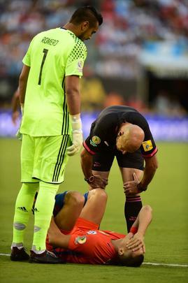 Imagens da final entre Argentina e Chile, em Nova Jersey, Estados Unidos