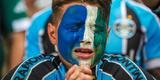 Torcedores foram vestidos ou pintados de verde na final da Copa do Brasil, entre Grêmio e Atlético, em Porto Alegre, para homenagear a Chape e as vítimas do acidente aéreo na Colômbia.