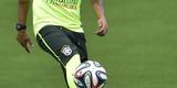 Jogadores da Seleção treinando na Granja Comary, em Teresópolis