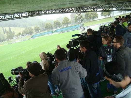 Jogadores da Seleção treinando na Granja Comary, em Teresópolis