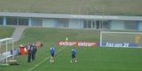 Jogadores da Seleção treinando na Granja Comary, em Teresópolis