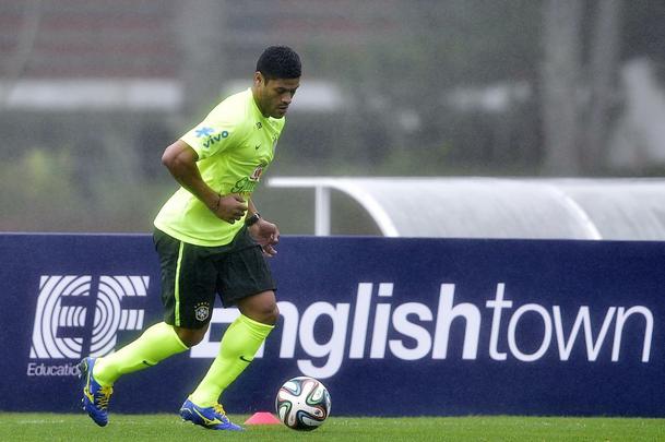 Jogadores da Seleção treinando na Granja Comary, em Teresópolis