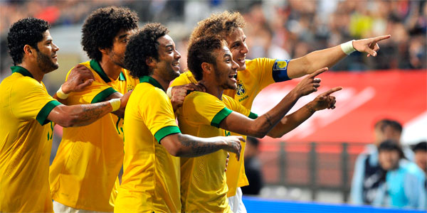 Inicialmente, o site da Fifa indicava que a seleção da Rússia seria uma das adversárias do Brasil  (AFP PHOTO / JUNG YEON-JE )