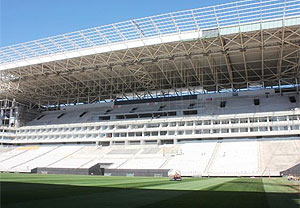 Estádio está na reta final de construção (Divulgação Odebrecht)