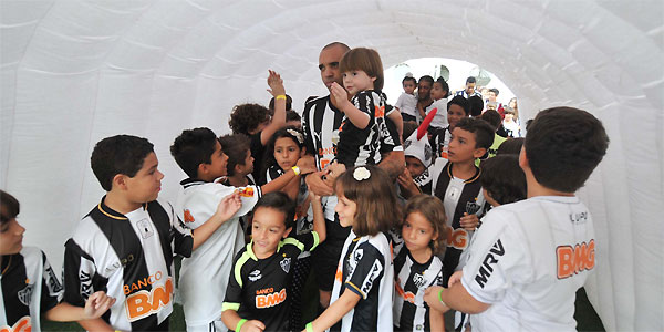 Atlético começará sequência de decisões na Libertadores daqui a duas semanas, em Medellín (Alexandre Guzanshe/EM/D.A Press. )