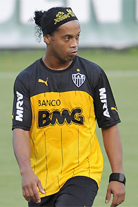 Ronaldinho volta ao Galo para a decisão contra o arquirrival (Juarez Rodrigues/EM/D.A Press. )