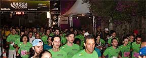 Corredores de rua de BH disputam a primeira etapa da Ragga Night Run  (Marina Texeira/Divulgacao )