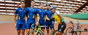 Ciclistas da Seleção Brasileira fazem primeiro treino na cidade do Pan (Divulgação)