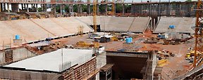 Com conflito de dados, gasto p�blico com a Copa'2014 ainda � um mist�rio (Monique Renne/CB/D.A Press)