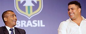 Ronaldo diz que Rom�rio foi seu parceiro mais decisivo na carreira  (Reuters/Ricardo Moraes)