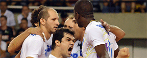 Diferen�a � m�nima entre primeiros  colocados da Superliga Masculina  (Luiz Pires/VIPCOMM)