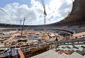 Obras avan�am no Novo Mineir�o; confira novas imagens do est�dio (Sylvio Coutinho/Divulga��o)