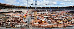 Galeria: novas imagens das obras de moderniza��o do 'Gigante' Mineir�o (Sylvio Coutinho/SecopaMG)