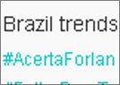 Torcida faz coro no Twitter: #AcertaForlan (Reprodu��o/Twitter/19h30)
