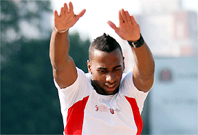 Jovem triplista mineiro sonha com medalha nos Jogos de Londres'2012 (Leo Barrilari/Frame/Folhapress )