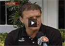 Cuca comenta discuss�o com torcedor do Galo (TV Alterosa)