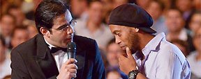 Ronaldinho: craque incontest�vel de 2012  comemora Trof�u Tel� Santana (Uarlen Valerio/Agencia i7)