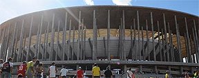 Confira  imagens da inaugura��o do Est�dio Man� Garrincha, em Bras�lia (Daniel Ferreira/CB D.A Press)