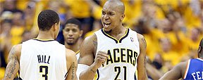 Pacers vence o New York Knicks e vai � final da Confer�ncia Leste na NBA (Andy Lyons/Getty Images/AFP)