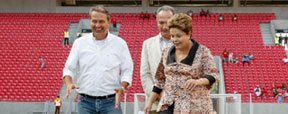 Presidente Dilma inaugura a Arena Pernambuco; veja a galeria de fotos (Glauber Queiroz/Portal da Copa/ME)