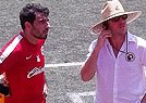 Imprensa entra no fim e v� pouco do treino 'Xolo' (Thiago de Castro/Superesportes)