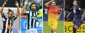 Ambicioso, novo time americano quer Ronaldinho, Xavi, Ibrahimovic e Pirlo (AFP PHOTO)