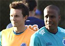 Dupla de ataque tem experi�ncia em Brasileiros (Rodrigo Clemente/EM/D.APress)