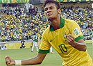 Galeria de fotos da partida entre Brasil e M�xico (AFP PHOTO / YURI CORTEZ )
