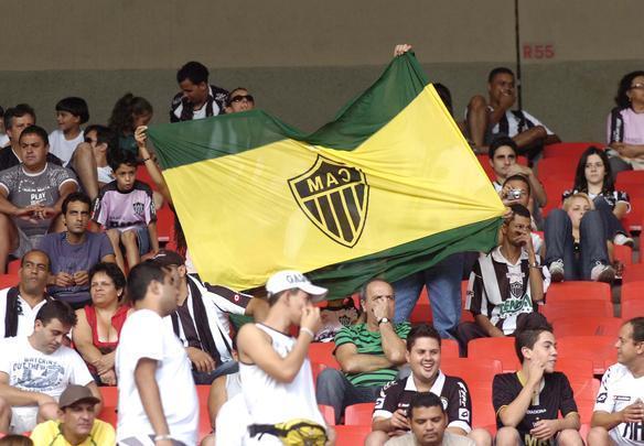 Torcida do Atltico no confronto contra o Fluminense, no Mineiro