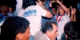 Em 20 de novembro de 1991, Cruzeiro conquistava o indito ttulo da Supercopa dos Campees da Copa Libertadores sobre o River Plate, ao vencer por 3 a 0 no Mineiro, aps derrota por 2 a 0 na Argentina; o capito Ademir levanta a taa
