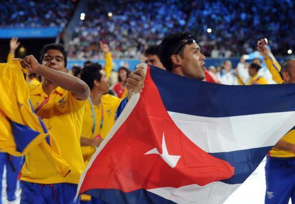 Membros da delegao cubana