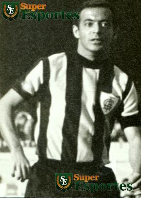 O meio-campista Amaury Horta no comeo dos anos 1960