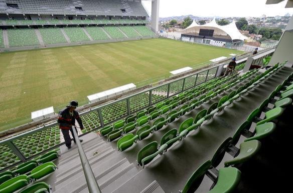 Imagens do Independncia, que ser reaberto no dia 25 de abril com o amistoso entre Amrica e Argentinos Juniors, da Argentina