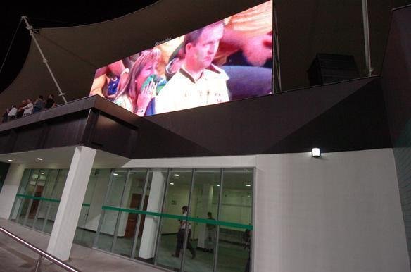 Imagens no telo do novo Independncia