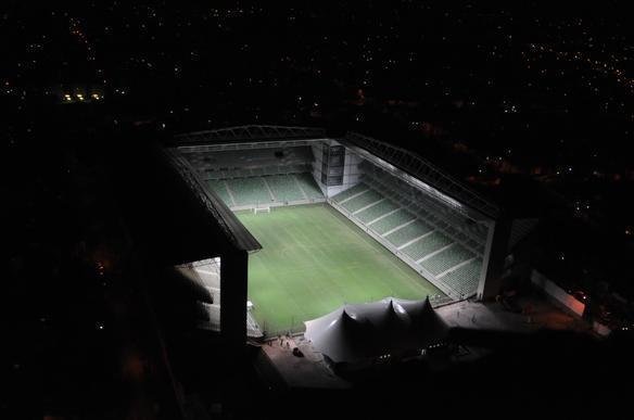 Vista area do novo Independncia